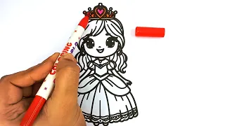 Beautiful Disney Fairy Painting & Coloring Page Marker Pen For Kids & Toddlers_ Child Art