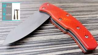 Red Dragon Folding Knife Making