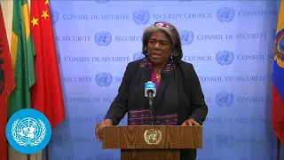 USA on the Israel/Palestine Crisis - Media Stakeout | Security Council | United Nations