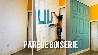 Faça sua parede de Boiserie gastando pouco