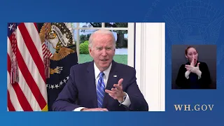 President Biden Joins the COVID-19 Response Team's Call with the National Governors Association