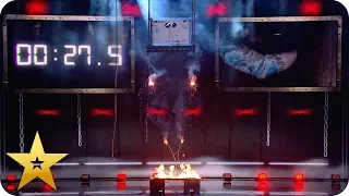 DANGER! Darcy Oake has just 56 seconds to escape! | BGT: The Champions