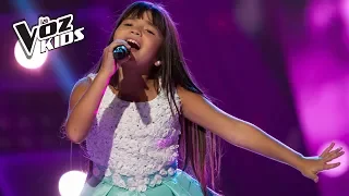 Lala canta Un Mundo Ideal - Audiciones a ciegas | La Voz Kids Colombia 2018