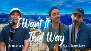 LYRICS "I Want It That Way" - Backstreet Boys [COVER by Music Travel Love ft. Francis Greg]