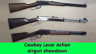 Comparison: 3 lever action airguns showdown at noon.