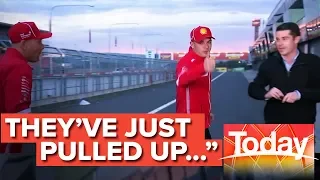 Bathurst 1000 winners late for live TV interview after big night celebrating | Today Show Australia