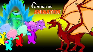 어몽어스 VS 좀비 애니메이션 ( Dragon Elemental ) -  AMONG US FUNNY ANIMATION