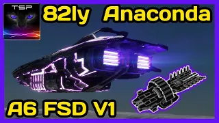 82ly Anaconda w/ A6 FSD V1 (pre-engineered Colonia phase 3 reward) - Elite Dangerous: Odyssey