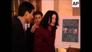 Michael Jackson in London, Uri Geller Book Launch