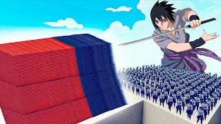 100x SASUKE UCHIHA + 1x GIANT vs EVERY GOD - Totally Accurate Battle Simulator TABS