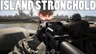 FORTIFYING INSURGENCY ISLAND STRONGHOLD - Squad Realism MOD Gameplay