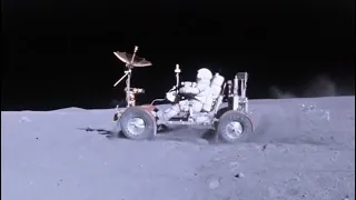 Лунный Ровер Appolo 16 на Луне (1972) / Apollo 16 Lunar Rover on the Moon (1972)