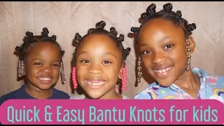Quick & Easy Natural Style for Kids - Bantu Knots
