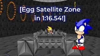 SRB2: Egg Satellite Zone Sonic in 1:16.54! [V. 2.2.10]