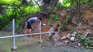 [Full] I built a mini concrete bridge in the rainforest | 熱帯雨林に小さなコンクリート製の橋を作りました