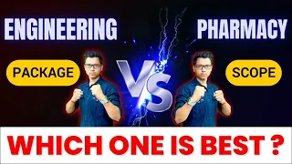 Engineering vs Pharmacy Which one is best after class 12th | Scope fees placements
