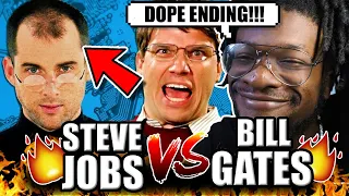 Steve Jobs vs Bill Gates. Epic Rap Battles of History (REACTION)