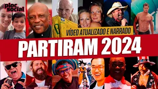 76 FAMOSOS E PERSONALIDADES QUE FALECERAM EM 2024 • ATORES, CANTOREs + (Vídeo Atualizado e Narrado)