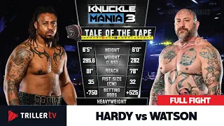 The Bigger They Are The Harder They Fall BKFC Hardy vs Watson