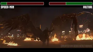 Spider-Man vs Vulture WITH HEALTHBARS | HD | Spider-Man Homecoming