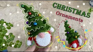 Christmas Crochet : Crochet Christmas tree gnome, Crochet gnomes | Christmas Ornaments 🎁🎄