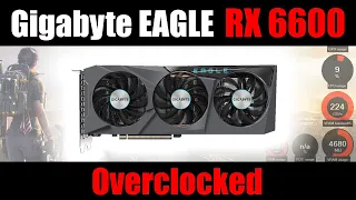 Gigabyte RX 6600 EAGLE 8G | Overclocked