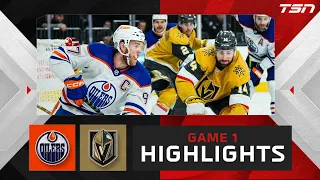 HIGHLIGHTS: Game 1- Edmonton Oilers vs. Vegas Golden Knights