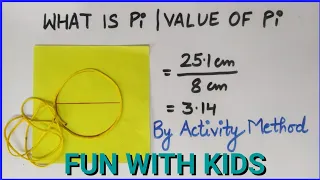 What is Pi | Value of Pi | Circumference of a Circle 2 Pi r | How to get the Formula | Pi | Circle