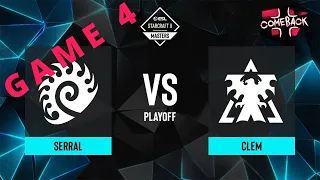 TvZ Clem vs Serral game 4 ESL Masters Novembre 2023