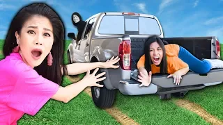 REGINA is MISSING in HACKER TRUCK! Extreme Overnight 24 Hour Hide and Seek YouTuber Challenge