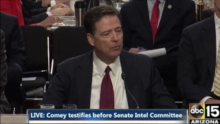 COMEY HEARING: "If [Pres. Trump Taped Our Convos], My Feelings Aren't Hurt. RELEASE ALL THE TAPES!"