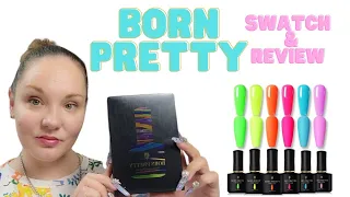 Born Pretty Polish  | Neon Nail Art Gels| Black spar series