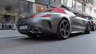 Two Mercedes AMG GT C on one Day in Munich | Carporn + Chasing + Start Up + Acceleration