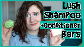 LUSH SHAMPOO BAR + CONDITIONER BAR REVIEW for Wavy Hair // Best Shampoo Bar and Conditioner Bar?!