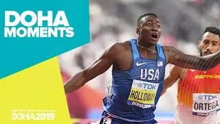 Grant Holloway's Hurdles Gold | World Athletics Championships 2019 | Doha Moments