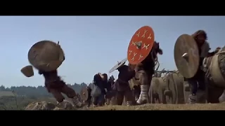 Vikings (1958) Battle scene segment