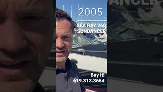2005 Sea Ray 260 $69,000