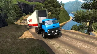 405/ ETS 2 V1.38/ Суровая Россия. Сибирь R8/ Легенда СССР МАЗ 515 штурмует перевал!