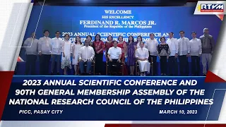 2023 Annual Scientific Conference & Nat'l. Research Council of the PH 90th Gen. Membership Assembly