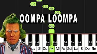 Oompa Loompa - Piano Cover Tutorial Facile