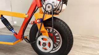 Build A Mini Super Motorbike From Scrap At Home