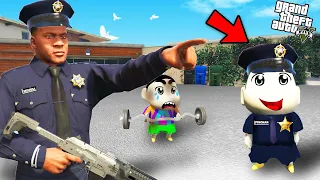 GTA 5 : Franklin Make Pinchan To Join Police In GTA 5 ! (GTA 5 Mods)