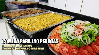 JANTAR DE CASAMENTO PARA 140 PESSOAS - RECEITAS DA ROSA