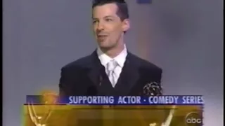 Sean Hayes wins 2000 Emmy Award for Supporting Actor in a Comedy Series