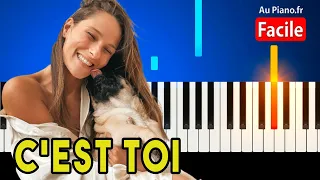 PIDI - C'est toi Piano Cover Tutorial Paroles/Lyrics (Au Piano.Fr)