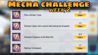 Pubg Mecha Challenge completing week 2 missions #pubgmobile