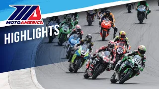 MotoAmerica Supersport Race 2 Highlights at Road America 2023