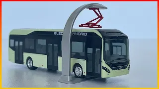 Unboxing Volvo 7900 Electric Hybrid Bus Model | Motorart Diecast Bus | Miniature Automobile