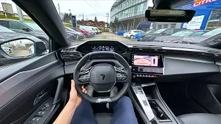 2023 Peugeot 408 GT Plug-In Hybrid Test Drive POV | Ambience Binaural Sound