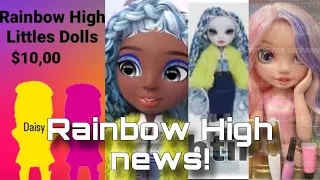 Checking On The Rainbow High Reboot | DOLL NEWS! Rainbow High Littles, moonbows final looks + more!